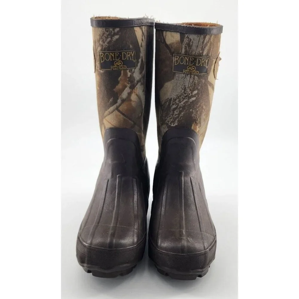 Red Head Bone Dry Boots Thinsulate 400 Gram‎ Steel Shank Realtree Hardwoods 13 Y